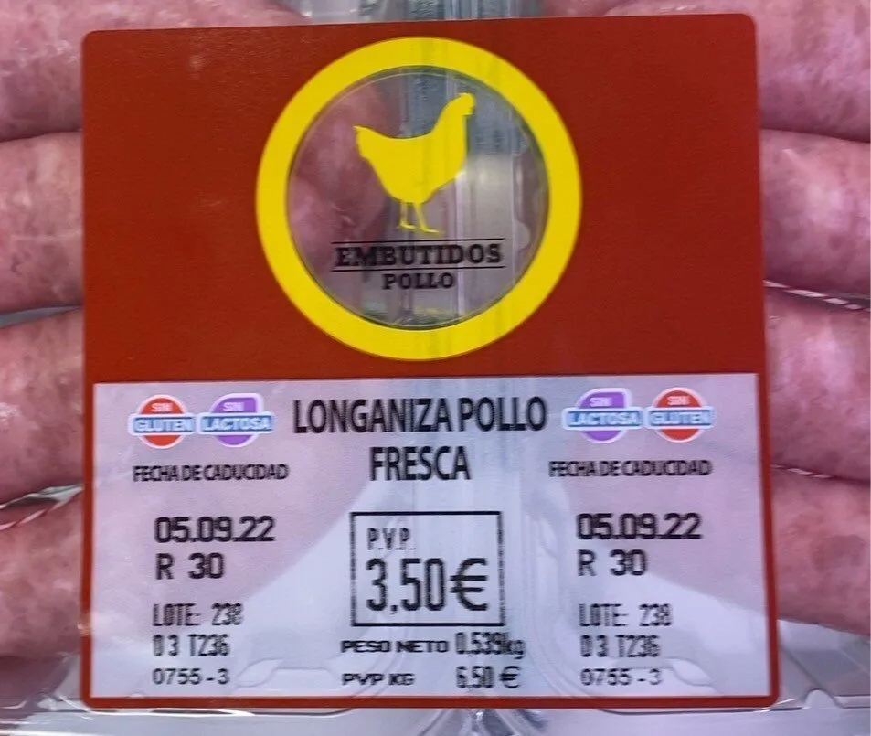 Longaniza pollo fresca