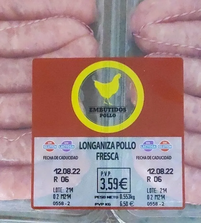 LONGANIZA POLLO FRESCA