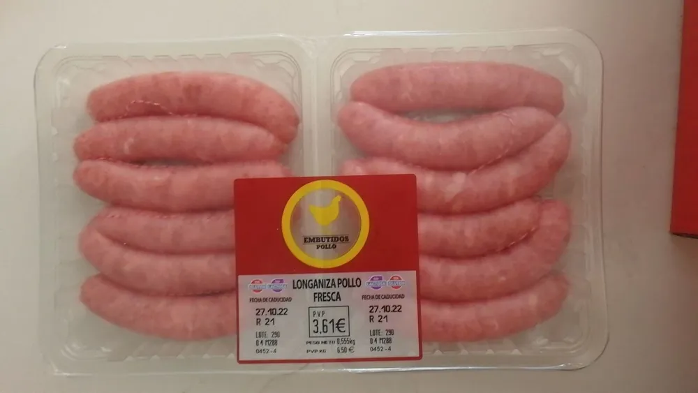 Longaniza pollo fresca