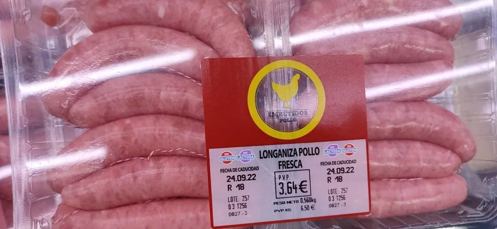 Longaniza pollo fresca
