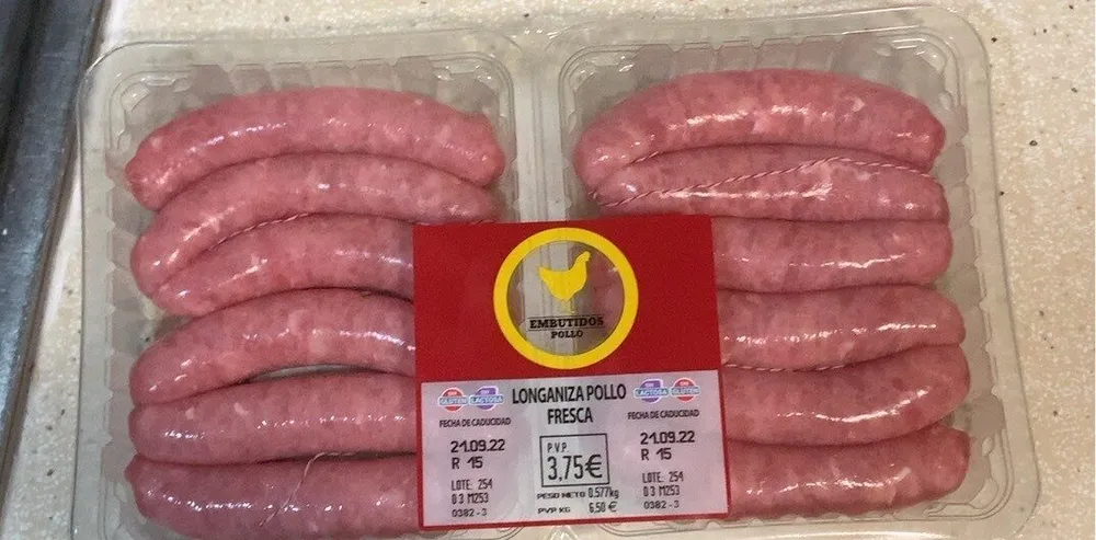 Longanizas de pollo