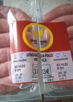 Longanizas de pollo frescas
