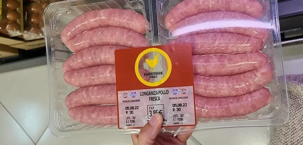 Longaniza pollo fresca