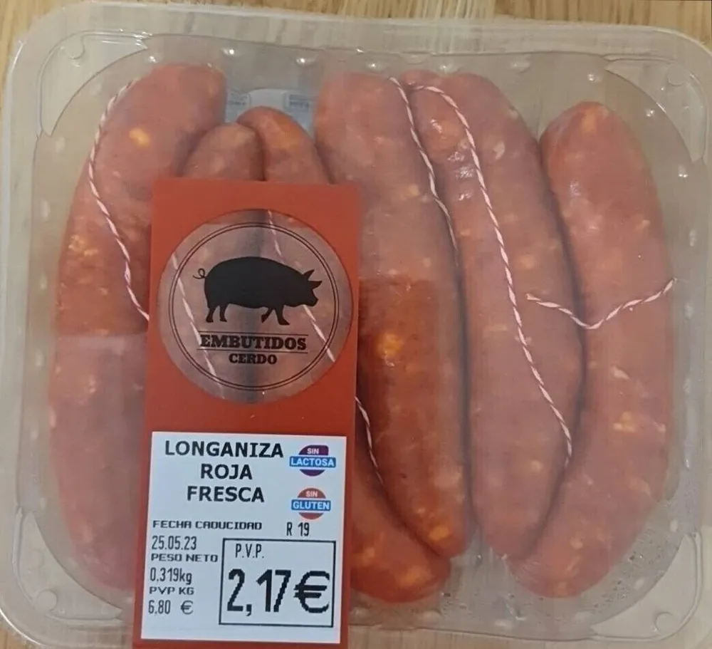 Longaniza roja fresca
