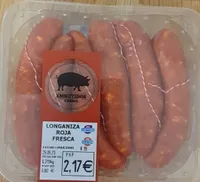 Longaniza roja fresca