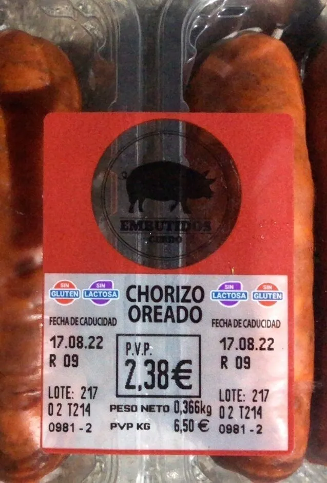 Chorizo oreado