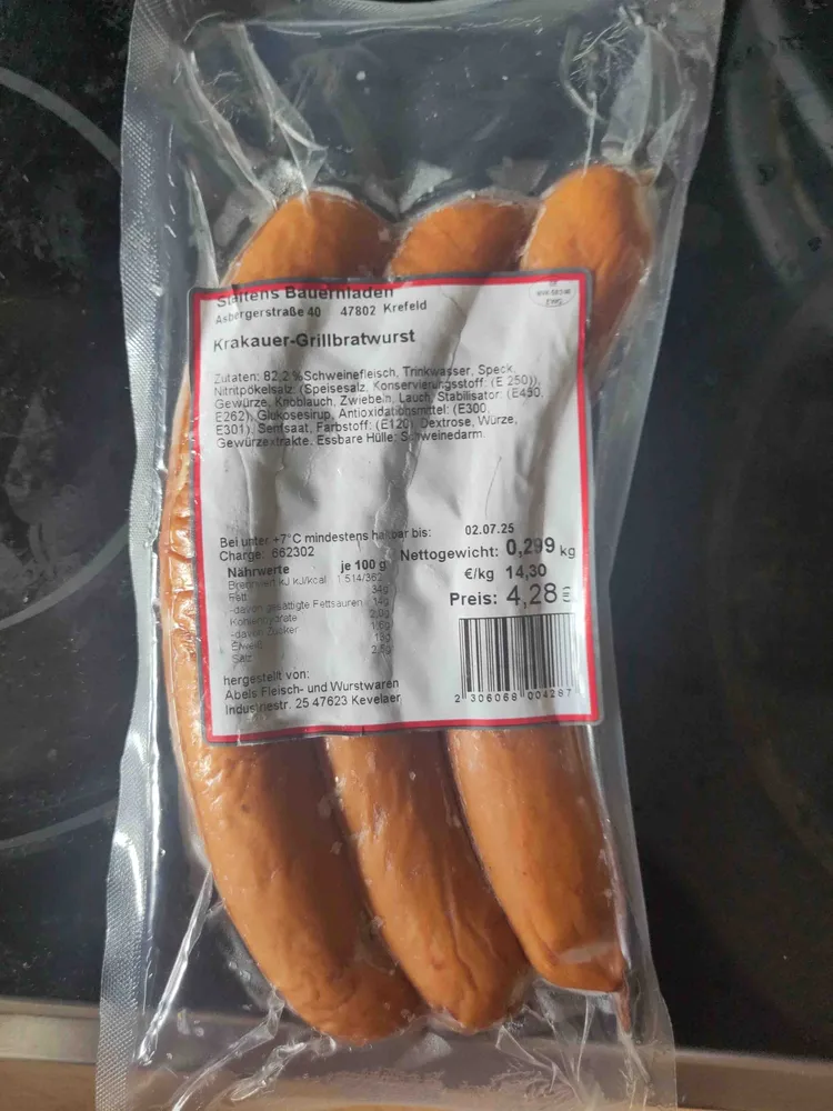 Krakauer-Grillbratwurst