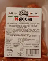 Salsiccia carne di suino italiano piccante