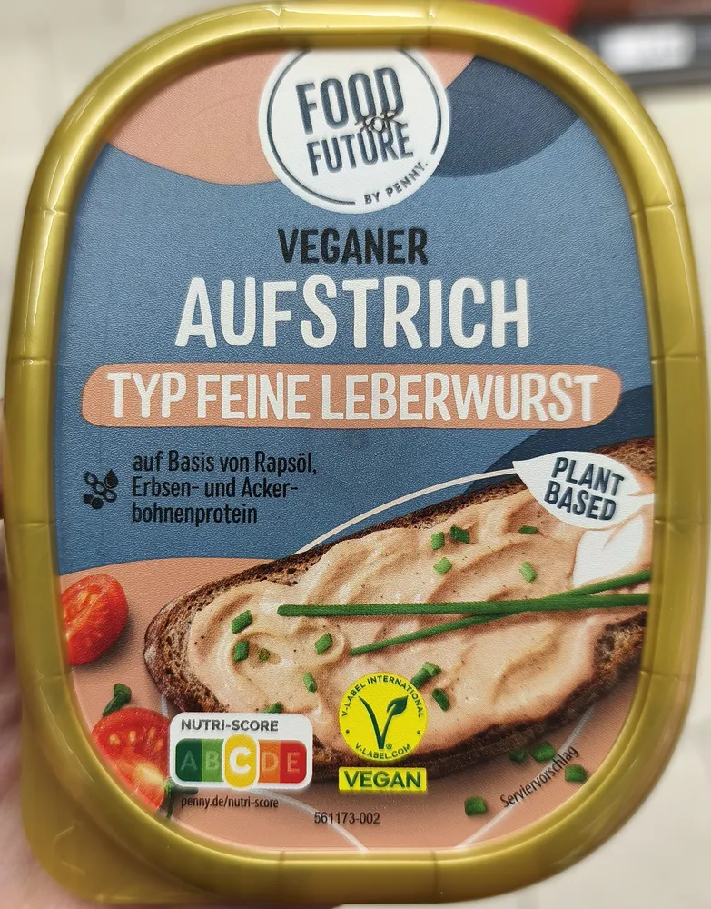 Vegane Aufstrich Type Feine Leberwurst