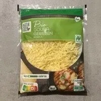 Bio Gouda gerieben