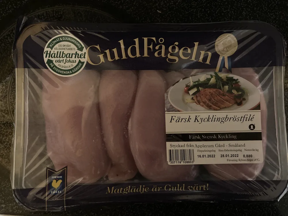 Färsk kycklingbröstfilé