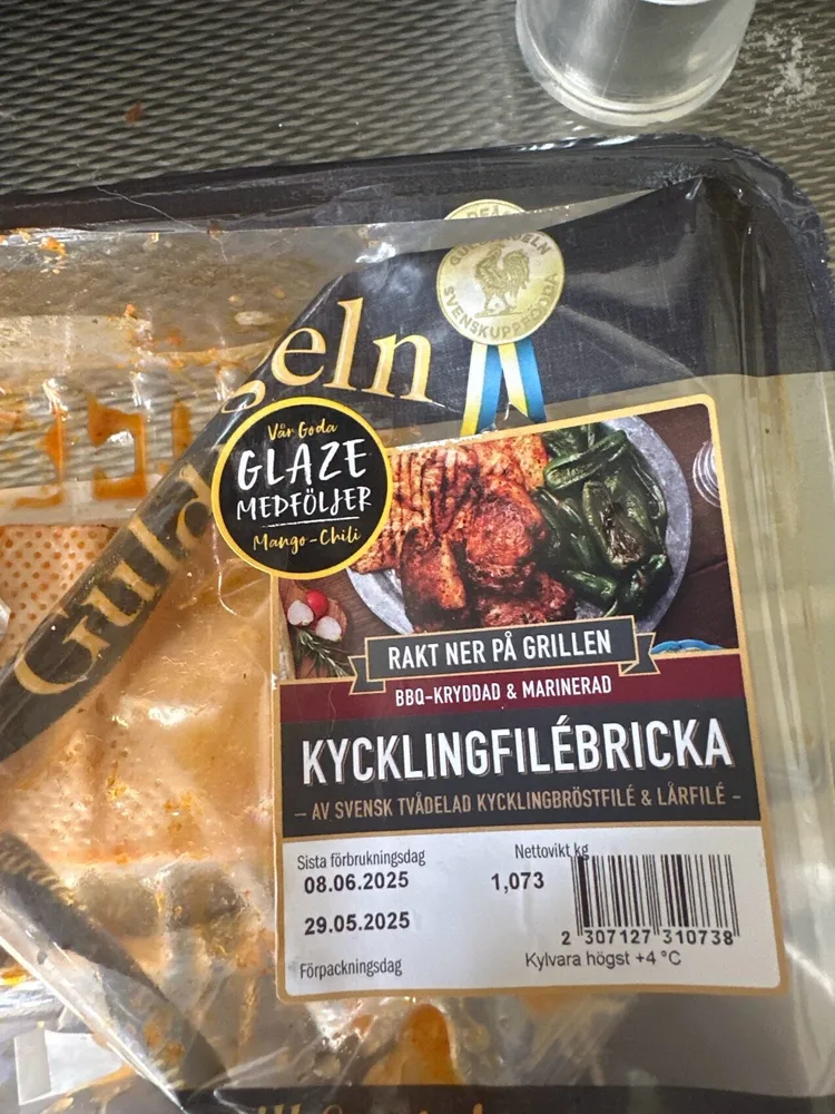 Kycklingfilé Bricka