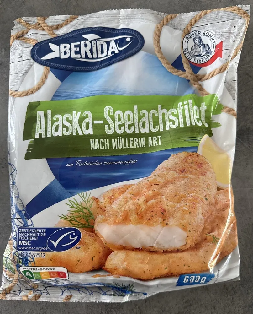 Alaska-Seelachsfilet nach Müllerin Art