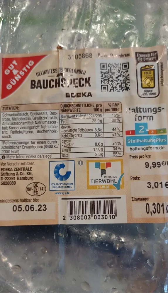 Gelderländer Bauchspeck
