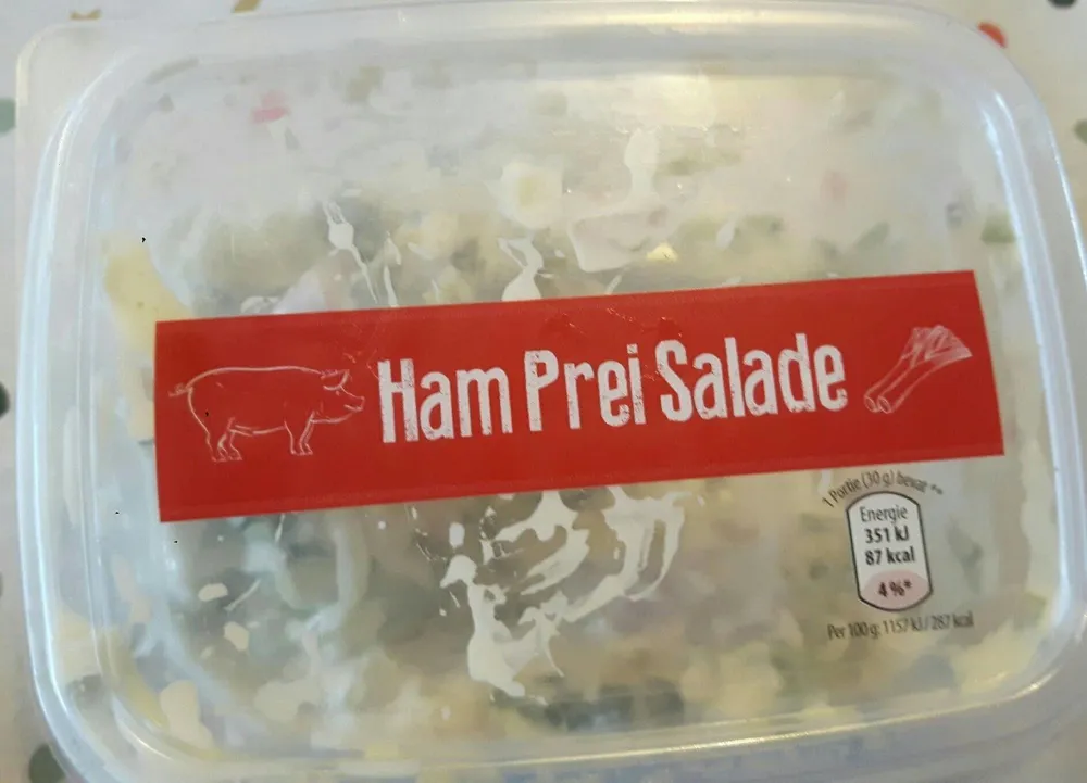 Ham prei salade