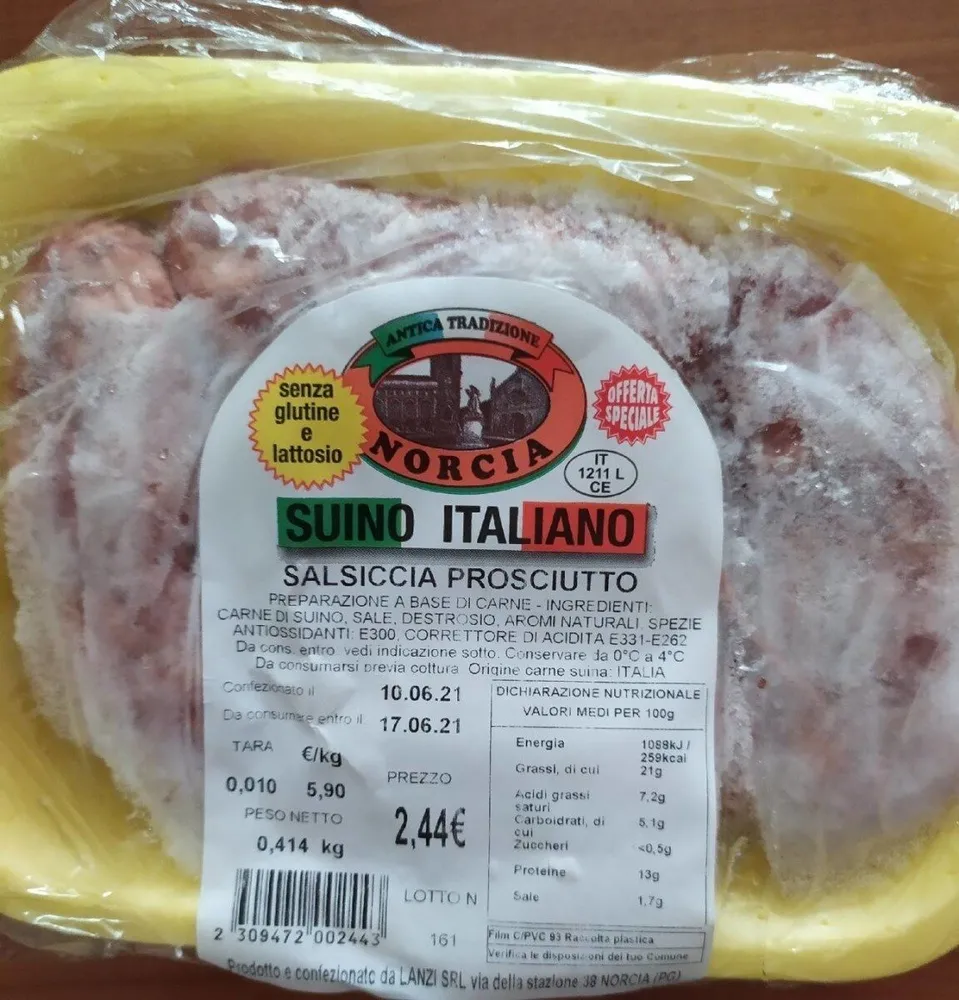 Salsiccia prosciutto