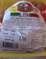 Salsiccia prosciutto