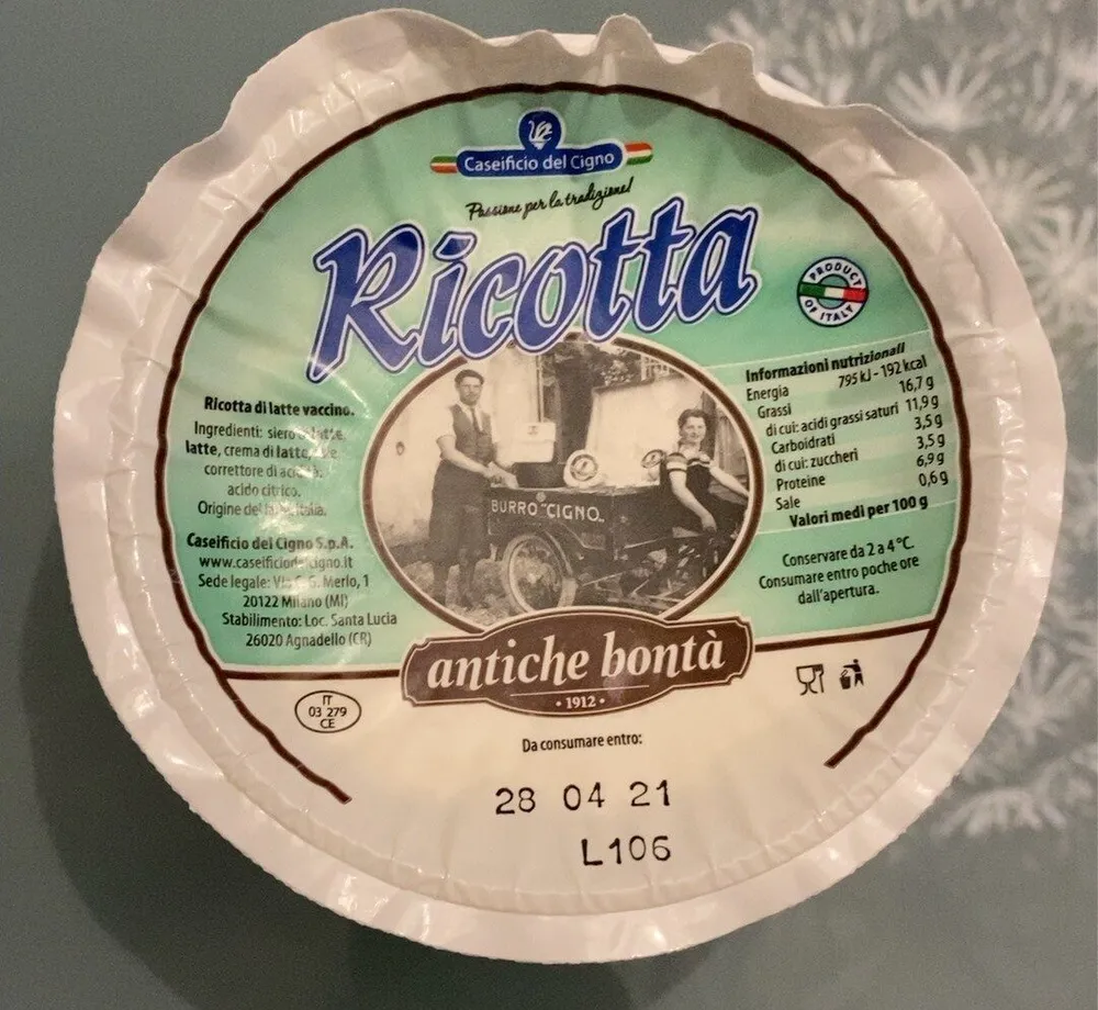 Ricotta antiche bontà