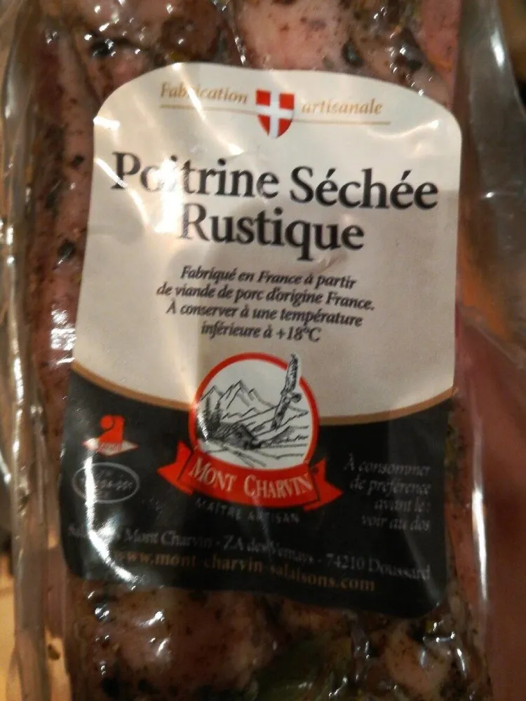 Poitrine séchée rustique