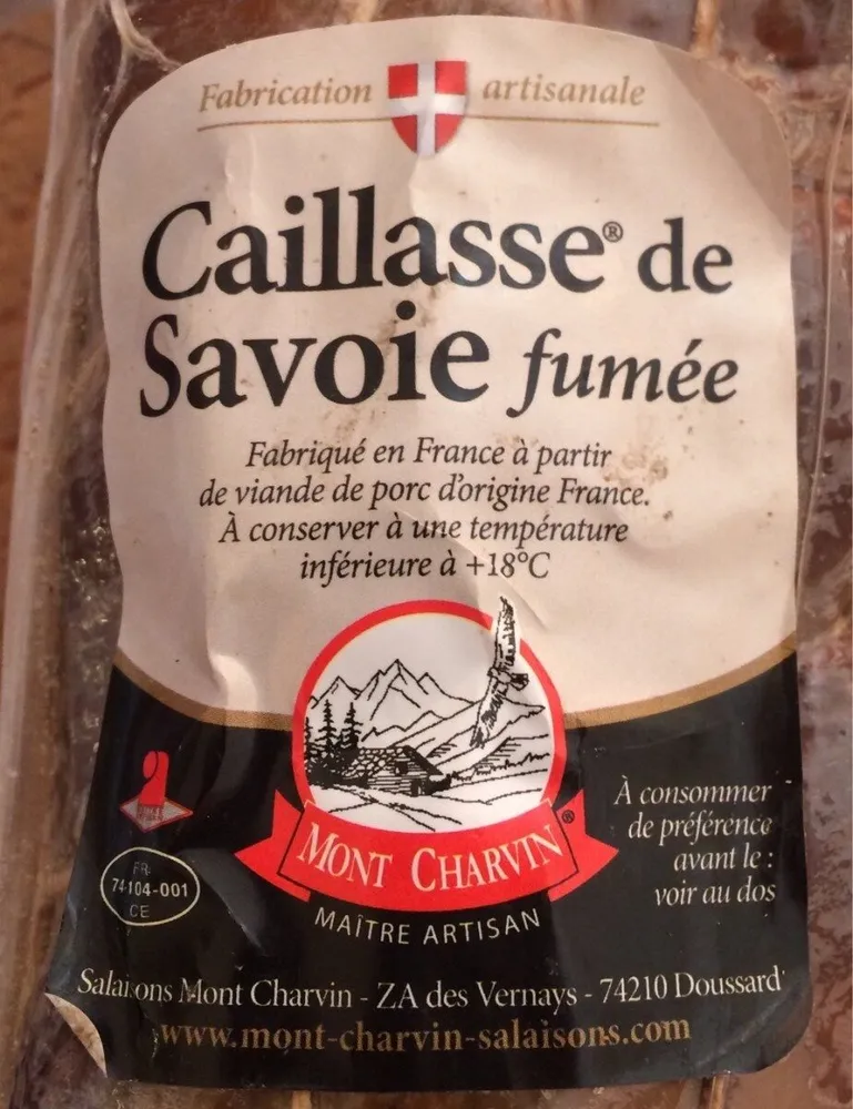 Caillasse de savoie fumee