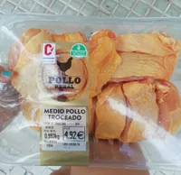 Medio pollo troceado