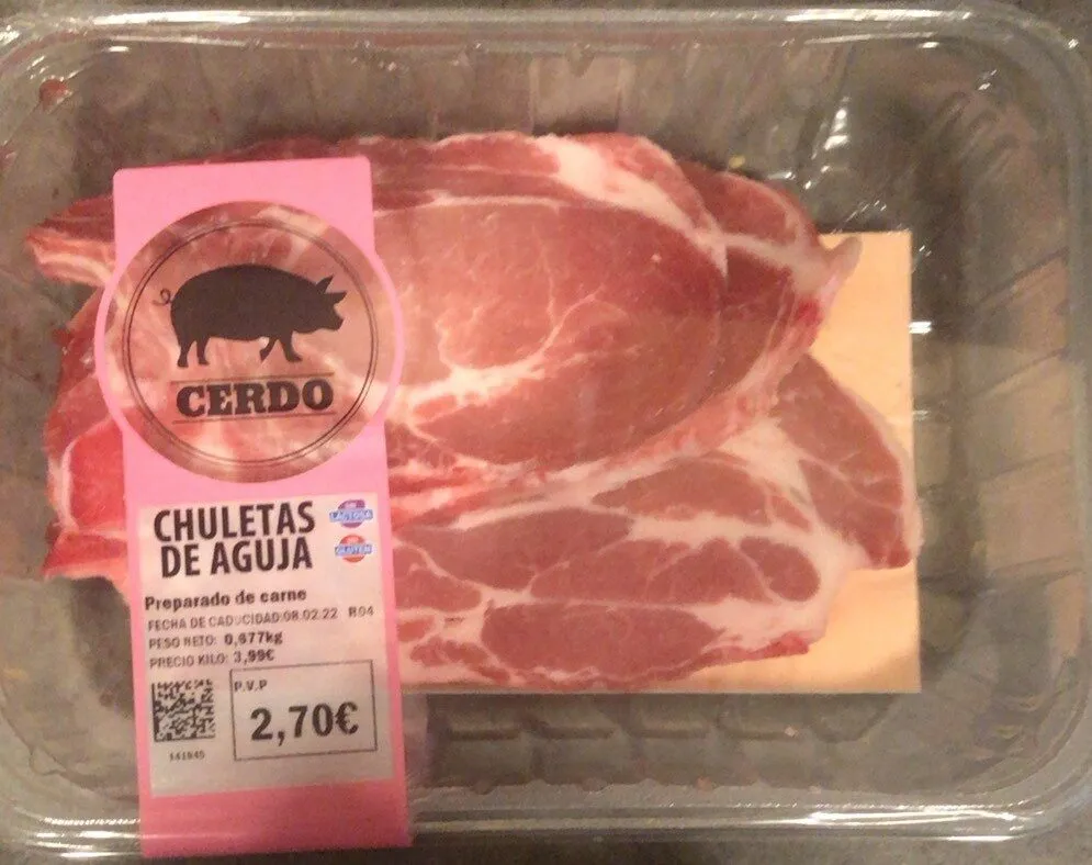 Chuletas de aguja
