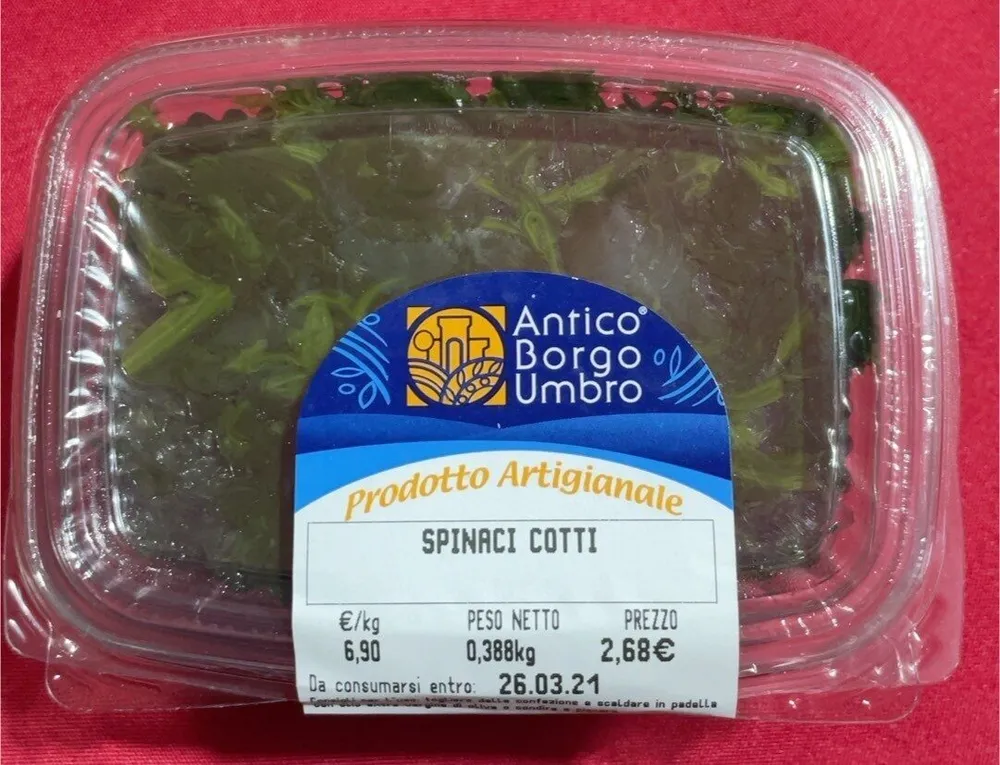 Spinaci cotti