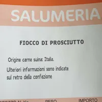 Fiocco di prosciutto