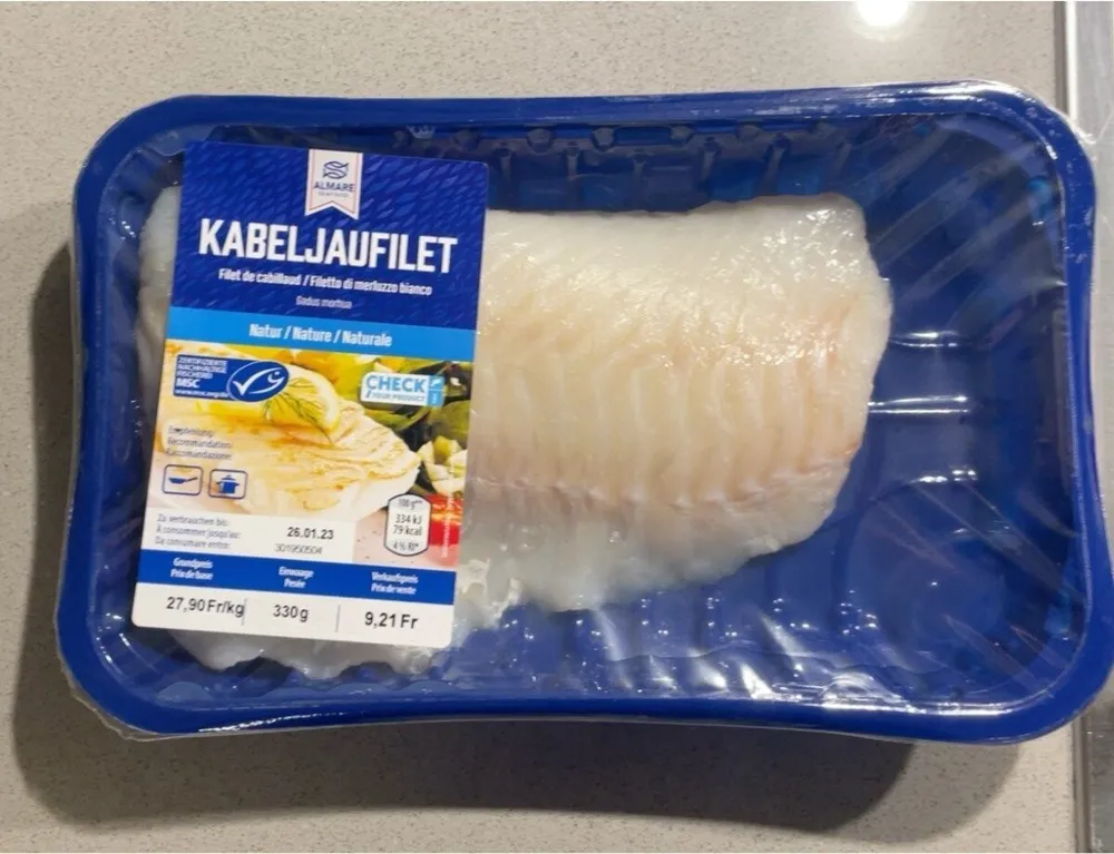 Filetto di merluzzo bianco