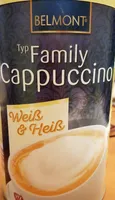 family Cappuccino weiß und heiß
