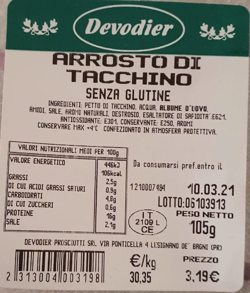 arrosto di tacchino