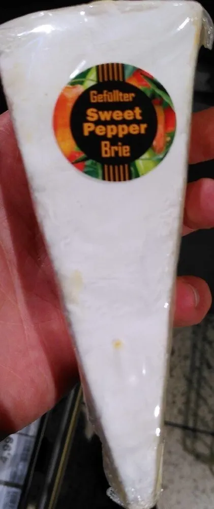 Gefüllter Sweet Pepper Brie