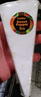 Gefüllter Sweet Pepper Brie