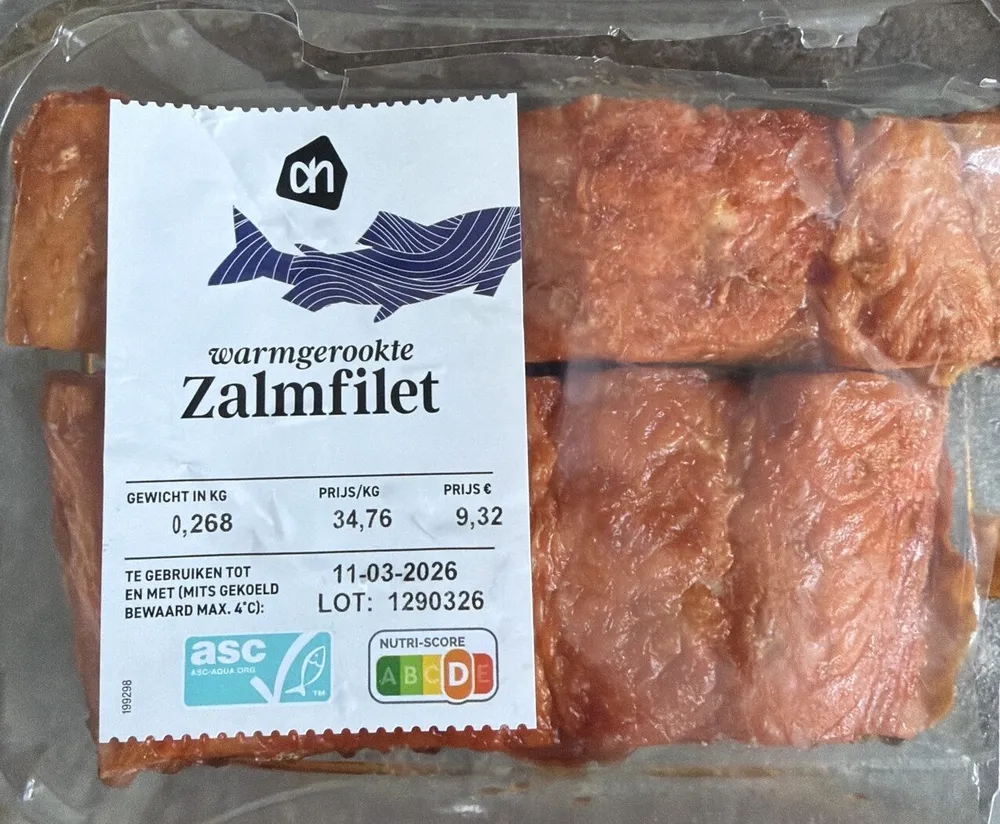 Warmgerookte Zalmfilet