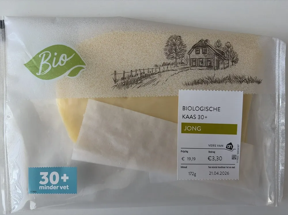 Biologische Kaas Jong 30+