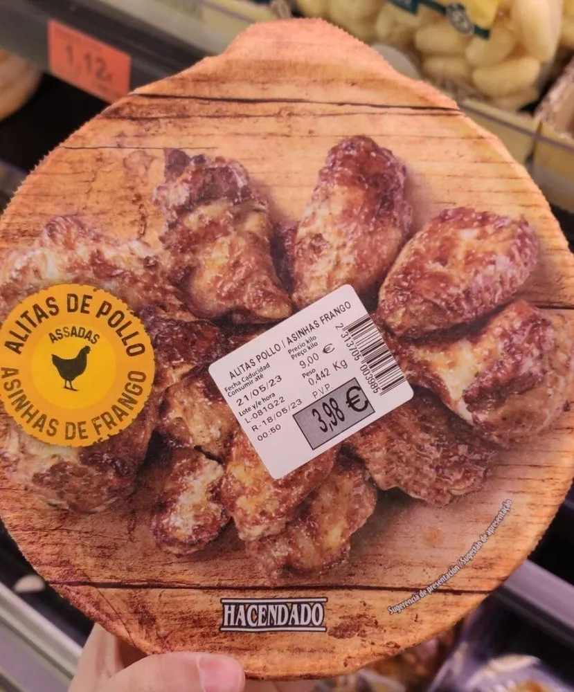 Alitas de pollo
