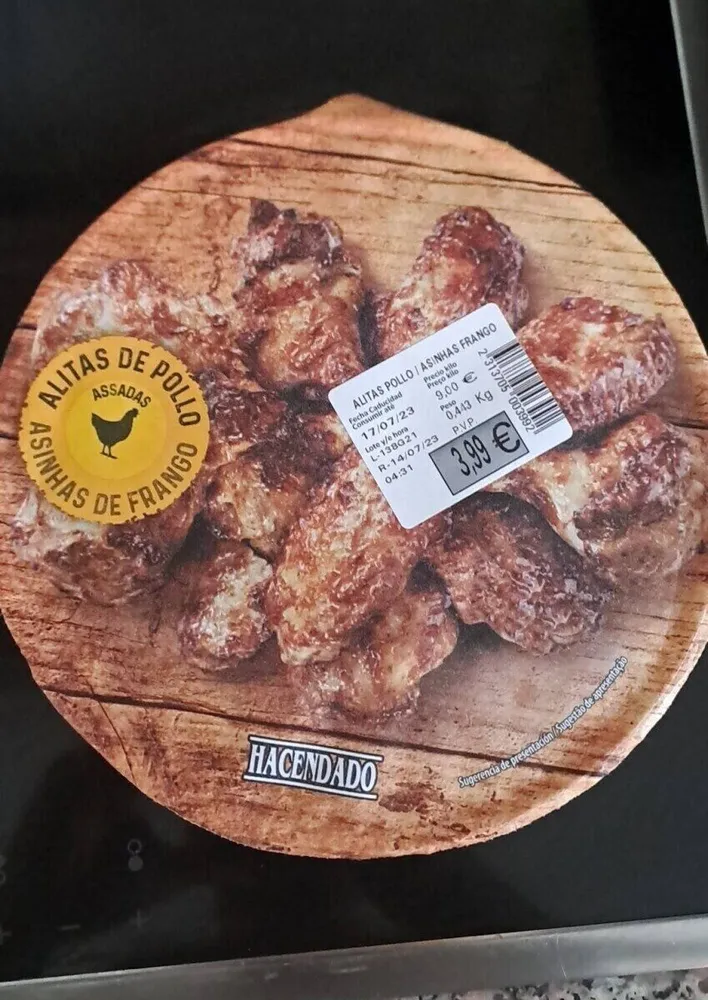 Altas de pollo asadas