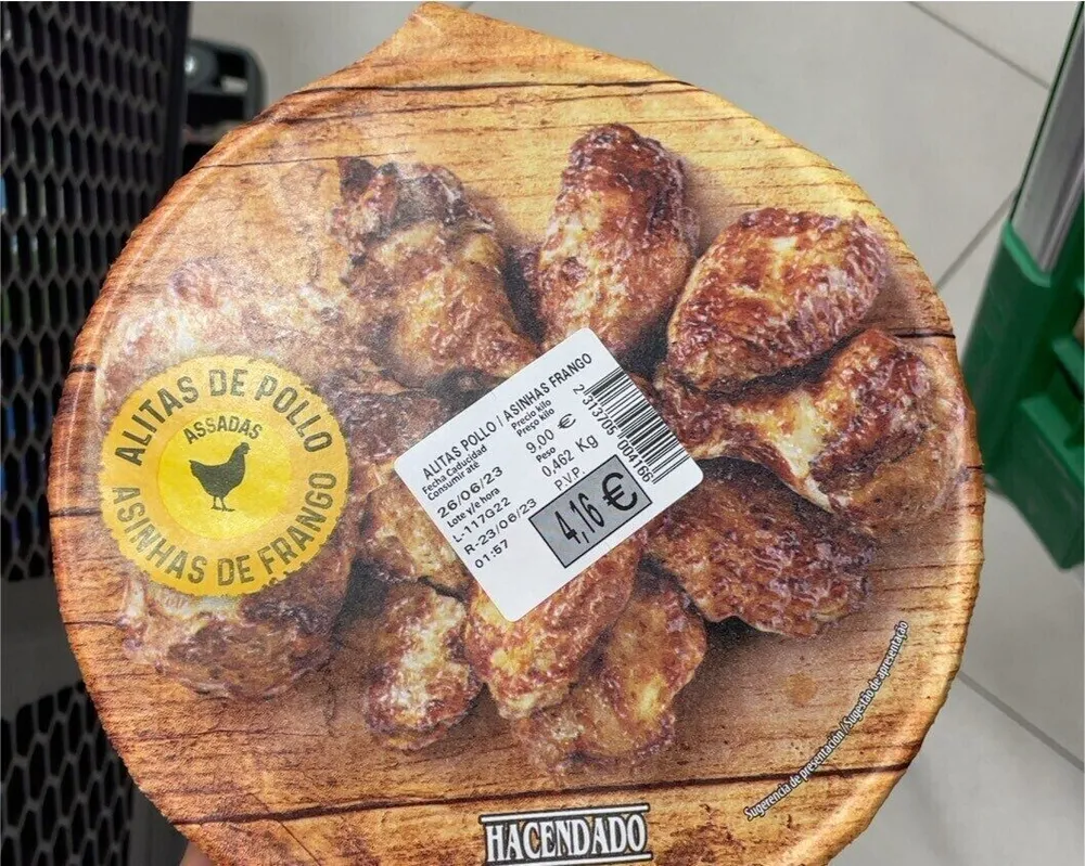 Alitas de pollo