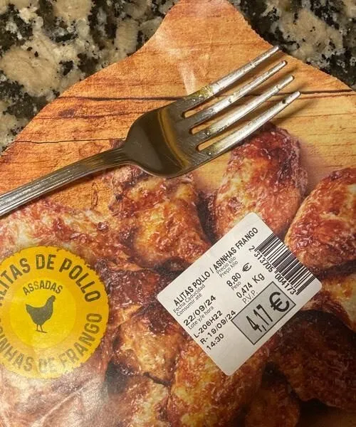Alitas de pollo asadas