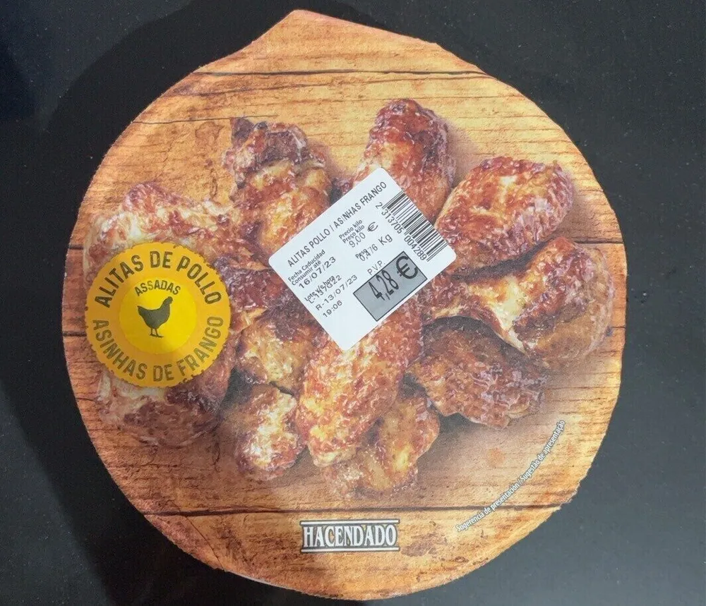 Alitas de pollo asadas
