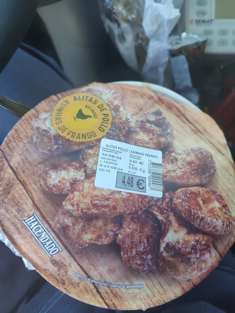 Alitas pollo