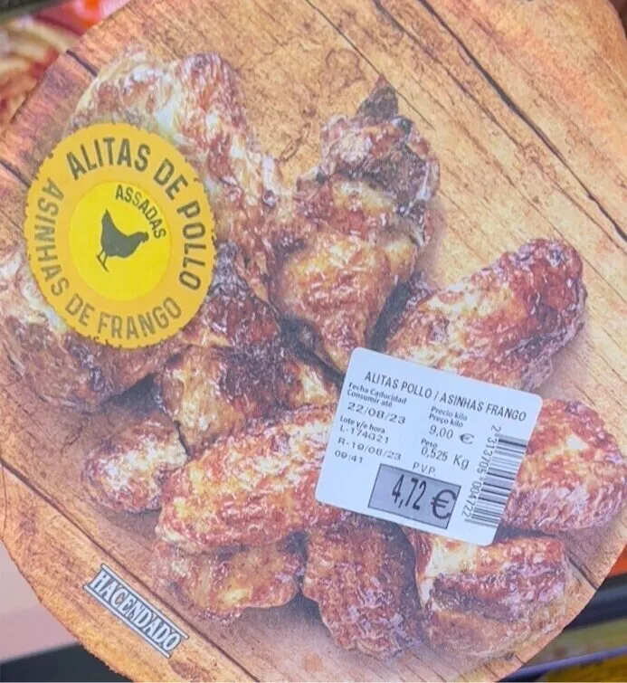 Alitas de pollo