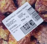 Altas de pollo asadas
