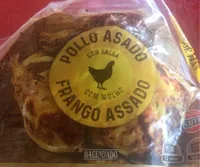 Pollo asado con salsa