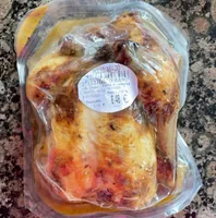 Pollo asado con salsa