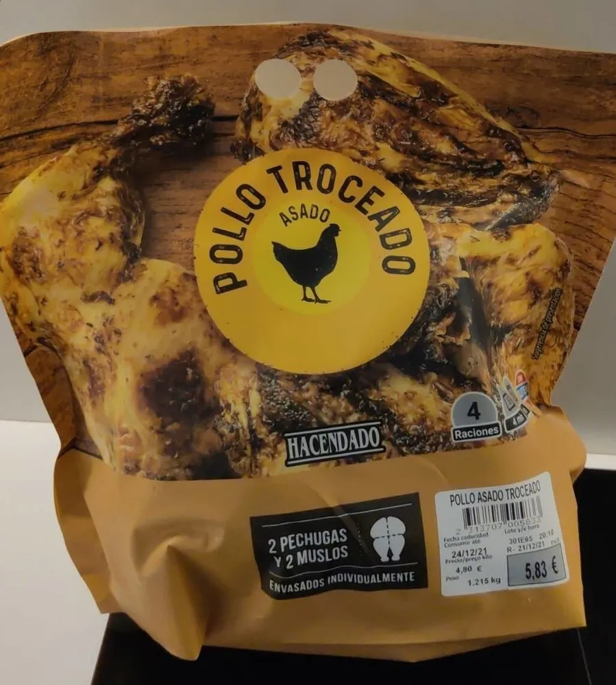 Pollo Troceado Asado
