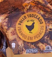 Pollo troceado asado