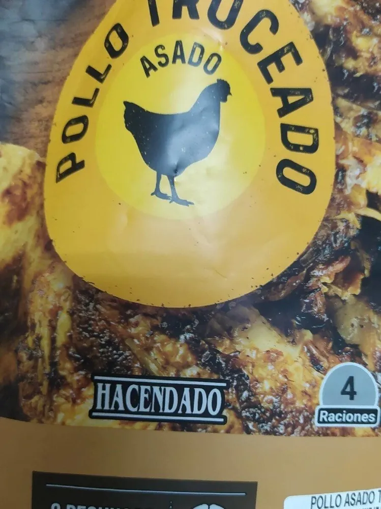 Pollo asado troceado