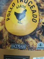 Pollo asado troceado