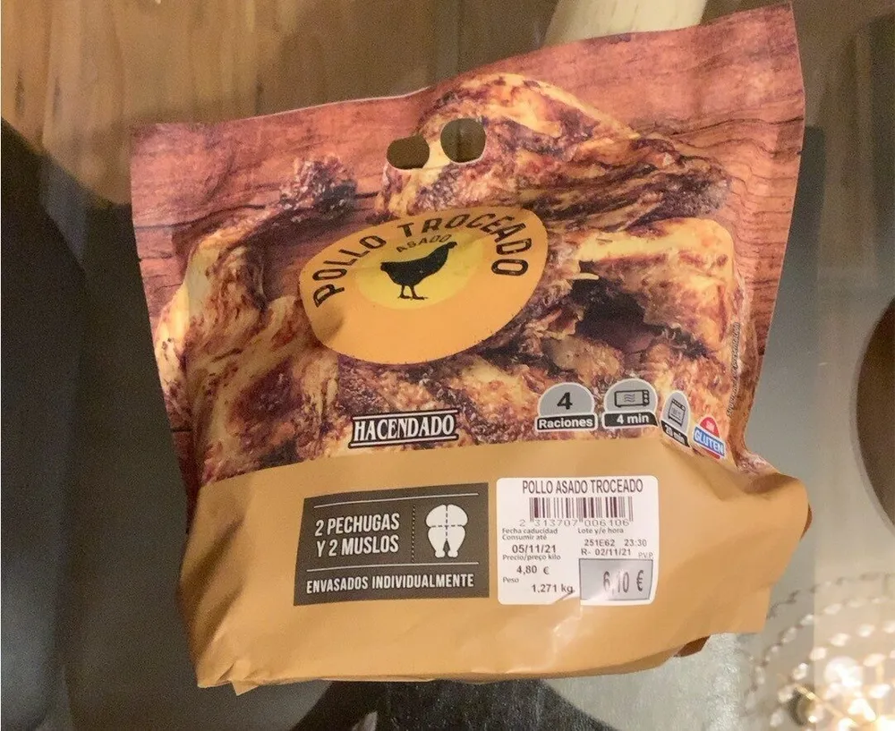 Pollo Asado Troceado